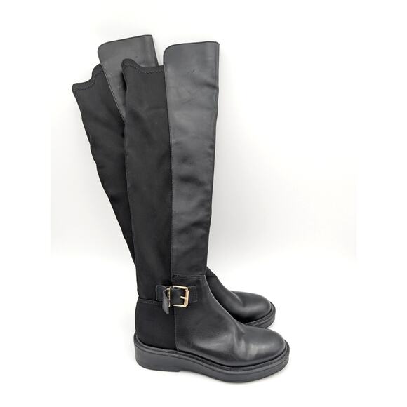 Dolce Vita Ember Over-the-Knee Boots Side Zip Women's Black Size US6 EU37 - Picture 2 of 15